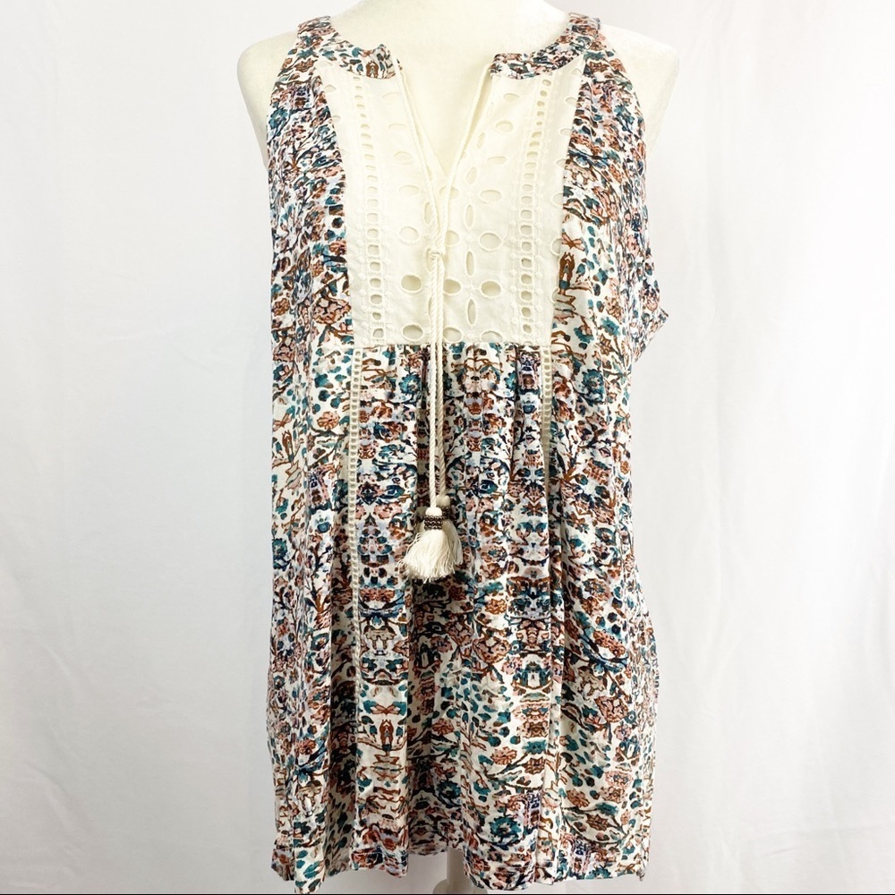Daniel Rain Crochet Tank Top Shirt Stitch Fix